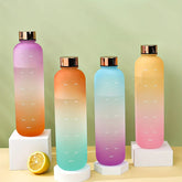 Gradient Color Motivational Water Bottle